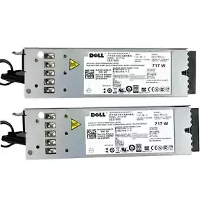 LOT OF 2 DELL Power Edge A717P-00 Switching Server Power Supply 717W