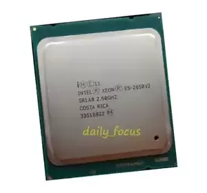 Intel Xeon E5-2650 v2 CPU 2.6 GHz LGA 2011 8 cores 20MB 95W SR1A8 Processor