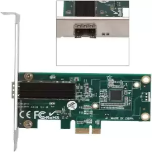 Gigabit PCIE X1 Network Card for Intel I210AS SFP LC Single Ports, 2.5GT/s PCI E