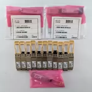 Lot of 14 CISCO Original QSFP-40G-SR4 Transceiver Module. New and Open Box