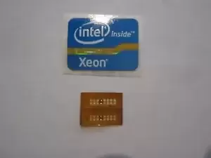 2 LGA 771 to 775 Adapters for Xeon Mod with one 'Intel Xeon Inside' sticker