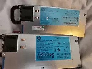 LOT OF 2 HP 460W Server Power Supply HSTNS-PD28