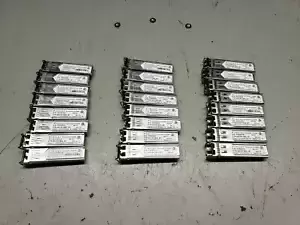 LOT OF 24 Finisar FTRJ8519P1BNL-B1 Fiber Optic SFP Transceiver Modules
