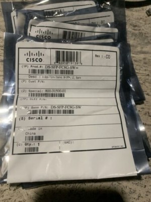 New Cisco 8GB Fiber Channel SW SFP+ LC Transceiver | DS-SFP-FC8G-SW 10-2418-01