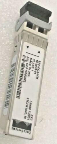 Cisco SFP-OC3-MM OC-3/STM-1 Multimode SFP Transceiver Module