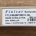 Finisar FTLF8528P3BCV-QL 8Gb Fiber Channel 150m 850nm Duplex LC SFP+ Transceiver