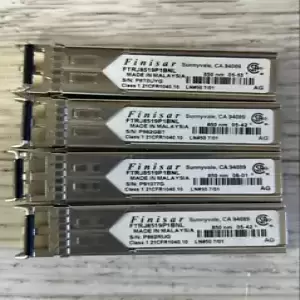 Finisar FTRJ8519P1BNL - SFP GBIC Transceiver LOT OF 4