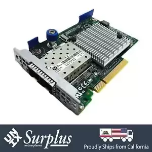 HP 530FLR-SFP+ Dual Port SFP+ 10GB NIC PCIe x8 Server LOM Adapter  w/ Bracket