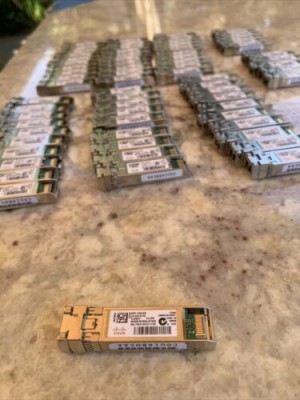 CISCO SFP-10G-SR 850nm 10GBASE-SR SFP+ Transceiver V03 NO Hologram Used
