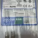 Original New Dell EMC PN 7XFJ7 XE2420 2000W D2000E Server Power Supply