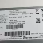 INTEL FS750HS1-01 750w 80 PLUS POWER SUPPLY FOR SUPERMICRO H8DGU/CSE-815