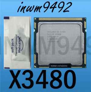 Intel Xeon L3426 X3430 X3440 X3450 X3460 X3470 X3480  LGA1156 CPU Processor