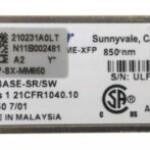 HP / H3C / Finisar 10GbE SR XFP Transceiver XFP-SX-MM850 / JD117B / 0231A0LT