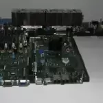 DELL J250G 0J250G MOTHERBOARD + 2X INTEL XEON 2CORE CPU & HEATSINK +TRAY & MH180