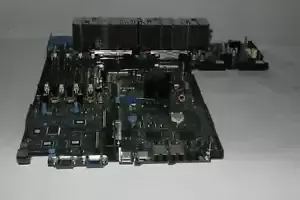 DELL J250G 0J250G MOTHERBOARD + 2X INTEL XEON 2CORE CPU & HEATSINK +TRAY & MH180