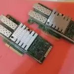 Lot of 2 Dell Intel X520-DA2 XYT17 0XYT17 10Gb Server Network ( no bracket )