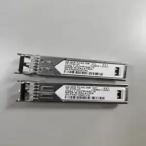 Lot of 2 Cisco DS-SFP-FC4G-SW SFP Fiber Transceiver 850nm 10-2195-01