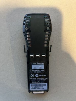 Cisco WS-G5483 1000BASE-T Gigabit Transceiver 73-7684-06 G5483 GBIC Module