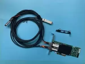 HP NC552SFP 10Gb 2-port Ethernet Server Adapter  614506-001 +2PCS SFP+ Cable