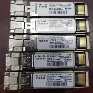 Lot of 5 Cisco DS-SFP-FC8G-SW 8GB SFP 850nm Fibre Channel Transceiver 10-2418-01