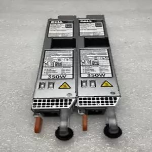 LOT OF 2 GENUINE Dell PowerEdge 350W 80+ Platinum Power Supply 0Y8Y65
