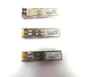 Lot of 3 Cisco, GLC-FE-100FX -Transceiver Modules - Free Shipping