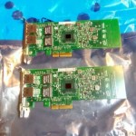 LOT OF 2 INTEL E1G42ETG1P20 GIGABIT ET DUAL PORT SERVER ADAPTER