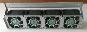 HP NIDEC 4 COOLING FANS WITH CHASSIS B35441-94 12V 1.5A 394035-001 279036-001