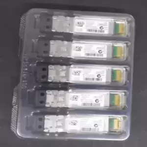 Cisco SFP-10F-SR 10G Base-SR SFP=850nm 300m Dom Transceiver Module Lot of 5