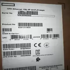 HPE 331FLR Quad Port Gigabit PCI-E2x4 Ethernet Card 629135-B22  ???? ???? NEW