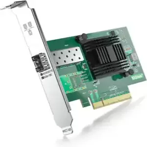 10Gb PCI-E Network Card NIC Compatible for Intel X520-Da1(Intel E10G42BTDA), wit