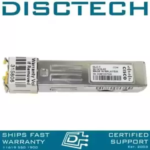 Cisco GLC-T 1000BASE-T 1Gbps Copper 100m RJ-45 Connector SFP Transceiver Module