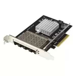 StarTech.com Quad-Port SFP+ Server Network Card - PCI Express - Intel XL710 Chip