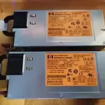 LOT OF 2 HP 750W Common Slot Power Supply