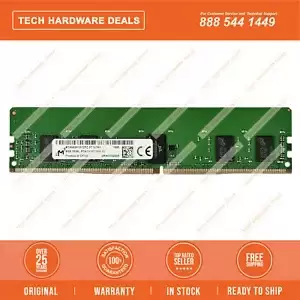 MTA9ASF1G72PZ-2G3    Micron 8GB DDR4-2400 1Rx8 RDIMM