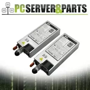 Lot of 2 Dell PowerEdge R720 750W 80 Plus Platinum Power Supply REV A00 6W2PW