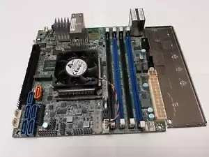 SuperMicro X10SDV-4C-TLN2F Server Motherboard, Mini-ITX,Xeon D-1521 & I/O shield