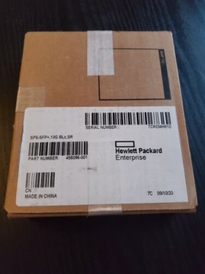 Hewlett Packard HP 10GB Sps SFP+ 456096-001 HP BLADESYSTEM C-CLASS TRANSCEIVER