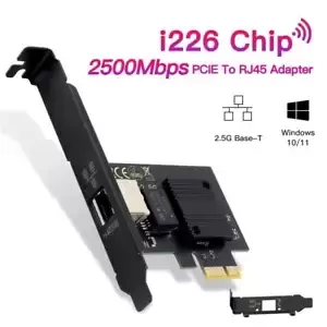 2.5GBase-T PCIE Network Card to RJ45 LAN Card Intel I226 Ethernet Adapter Server