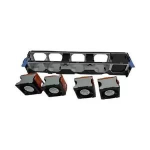 Dell PowerEdge R710 Server Fan Assembly Bracket GY080 With 4x 090XRN Fans
