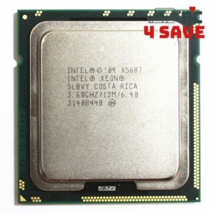 Intel Xeon X5687 SLBVY 3.6 GHz Quad Core 12M LGA-1366 Server CPU Processor 130W