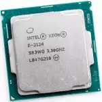 Intel Xeon E-2124 SR2WQ LGA1151 3.3GHz Coffee Lake Quad Core C246 Chipset GradeC