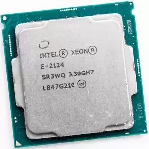 Intel Xeon E-2124 SR2WQ LGA1151 3.3GHz Coffee Lake Quad Core C246 Chipset GradeC