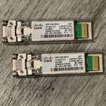2 PC Cisco SFP-10G-SR-X gene SFP + 10g LC Duplex Transceiver Module. #L8 41
