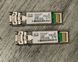 2 PC Cisco SFP-10G-SR-X gene SFP + 10g LC Duplex Transceiver Module. #L8 41