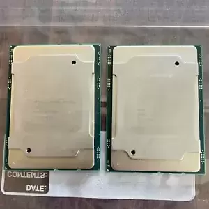 Pair of Intel Xeon Silver 4110 2.1ghz 8-Core Socket LGA3647 Processor CPU