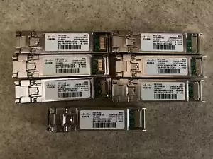 LOT OF 7 GENUINE CISCO FET-10G 10-2566-02 FABRIC EXTENDER SFP+ TRANSCEIVERS C4-7