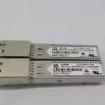 LOT OF 2 JD089B FCLF-8521-3-HZ  HP HPE X120 1G SFP RJ45 Transceiver Module