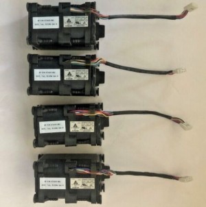 Lot of 4 Cooling Fans 675449-002 GFM0412SS Assembly for HP DL320e Gen8 Server