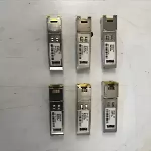 *Lot of 6* Cisco Genuine SFP Transceiver Modules SFP-GE-T EXT 30-1421-01